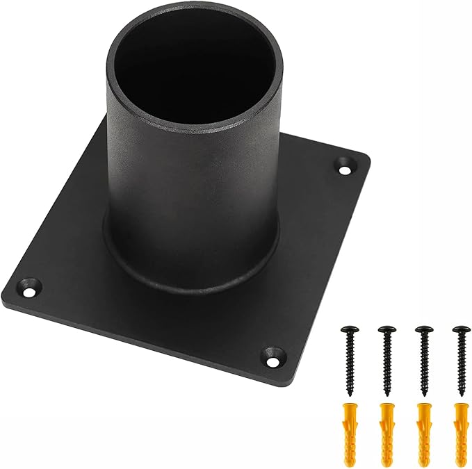3 Inch Pier Mount Base,Heavy Duty Pier Mount Adapter for 3" Post Light Fixtures, Mounting Hardware Included