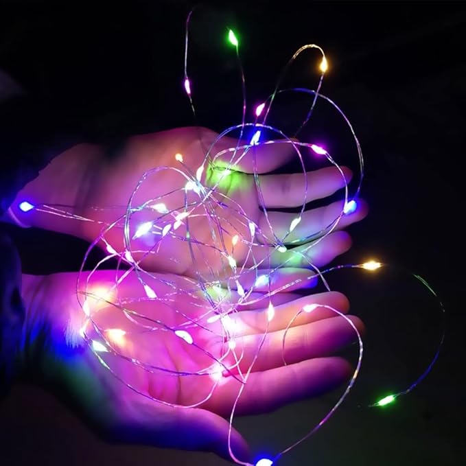 16-Pack 30 LED Christmas Twinkle Lights, 10ft Waterproof for Porch