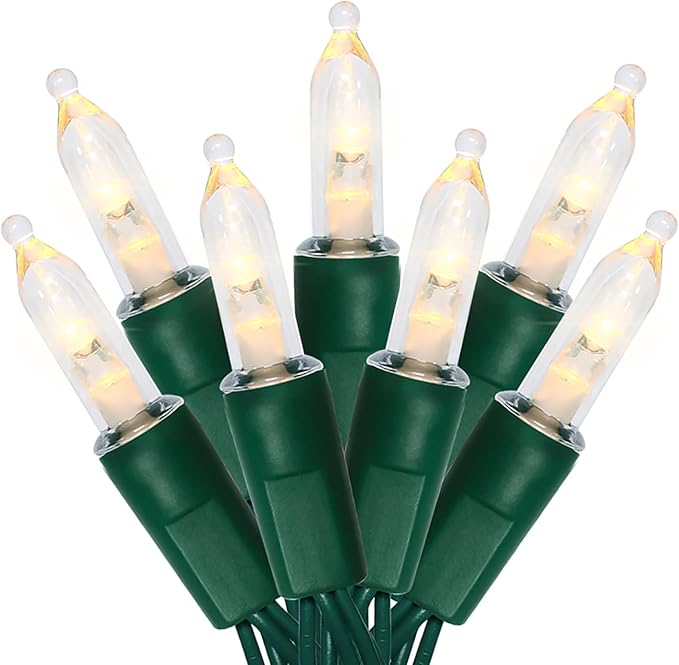 Christmas Porch String Lights, 50 LED Waterproof
