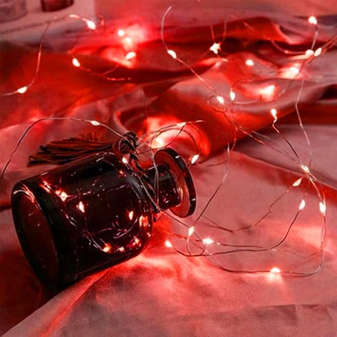 16-Pack 10ft Christmas LED String Lights, Waterproof Timer Lights