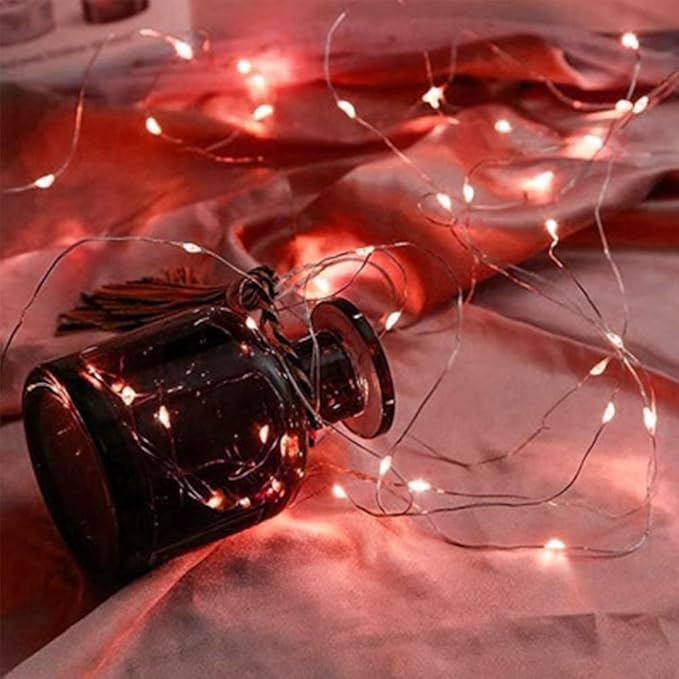 16-Pack 30 LED Christmas Twinkle Lights, 10ft Waterproof for Backyard