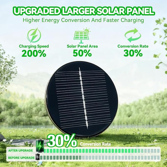 Solar Pathway Lights Outdoor Waterproof, 4 Pack Stainless Steel Stake Lights, Bright 35LM 3000K Warm White LED, IP65 Auto On/Off Landscape Lighting for Garden, Yard, Lawn, Walkway, Patio, Driveway