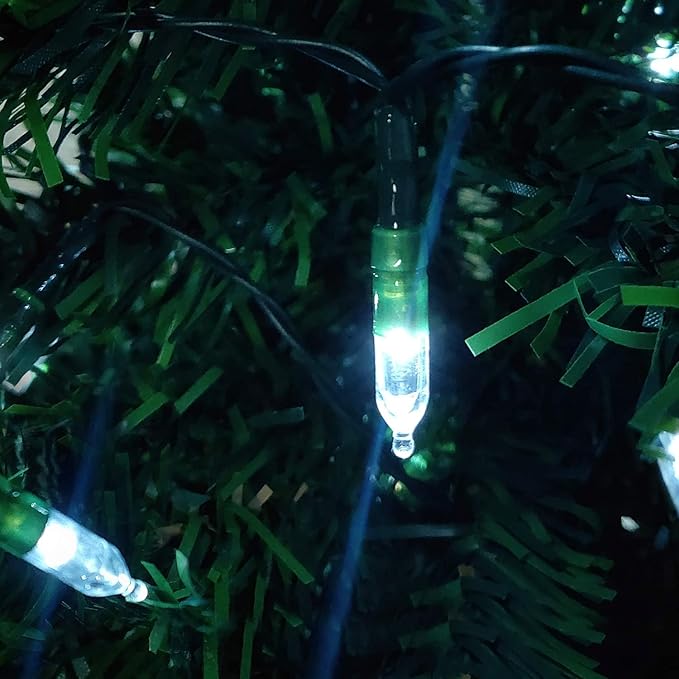 33ft Christmas LED String Lights, Waterproof Timer Lights