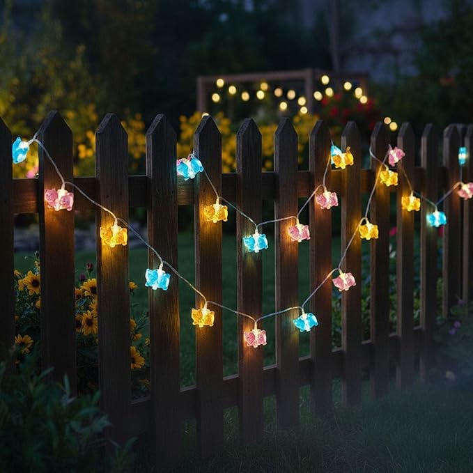 30 LED Christmas Twinkle Lights, 10ft Waterproof for Patio
