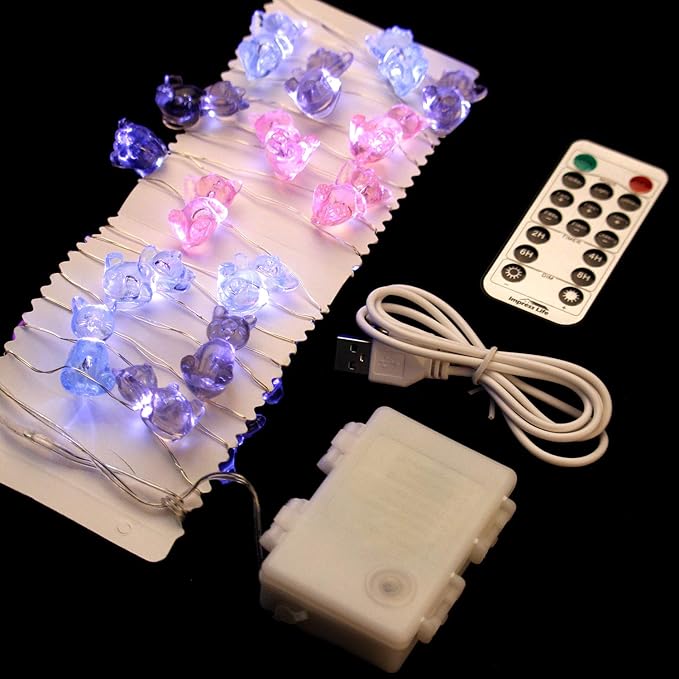 Christmas String Lights, 10ft 30 LED Waterproof Twinkle Lights