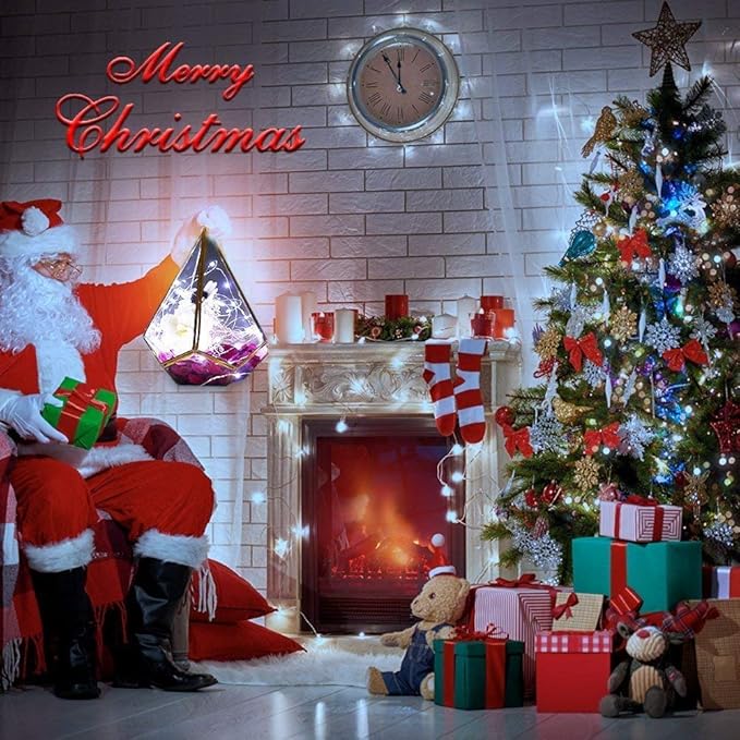 Christmas Fairy Lights, 33ft 100 LED Battery Twinkle Lights
