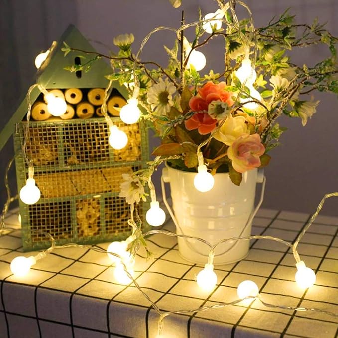 4ft String Lights for Backyard, Waterproof LED