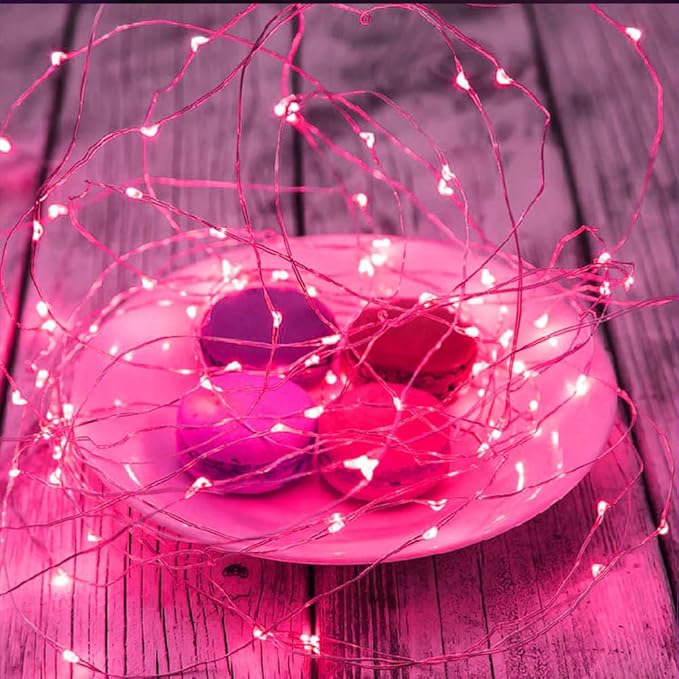 16-Pack Christmas String Lights, 10ft 30 LED Waterproof Twinkle Lights