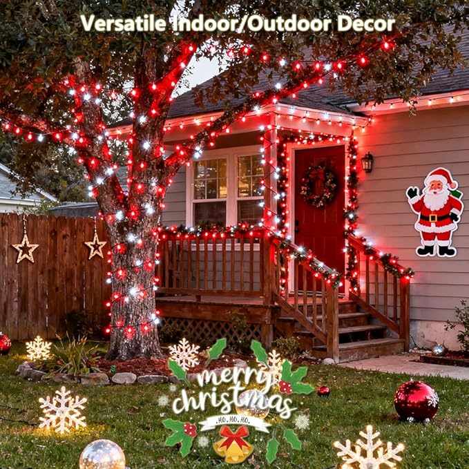Christmas Fairy Lights 2-Pack, 18ft 50 LED Battery Twinkle Lights