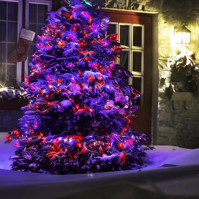 Christmas String Lights, 33ft 100 LED Waterproof Twinkle Lights