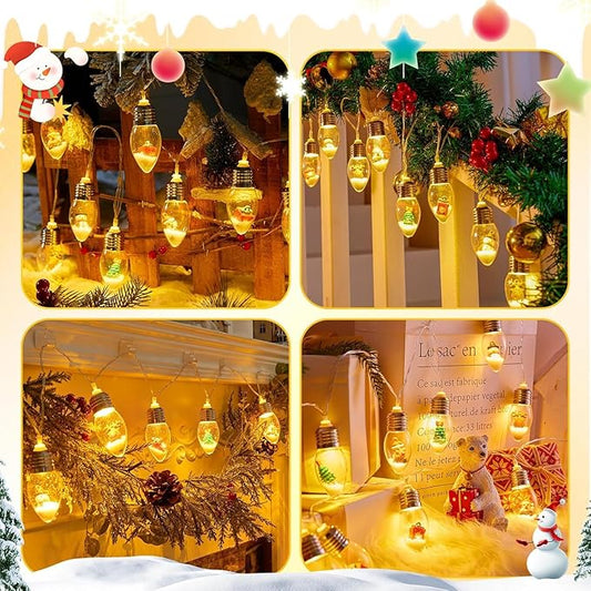 Christmas Patio String Lights, 5ft Waterproof