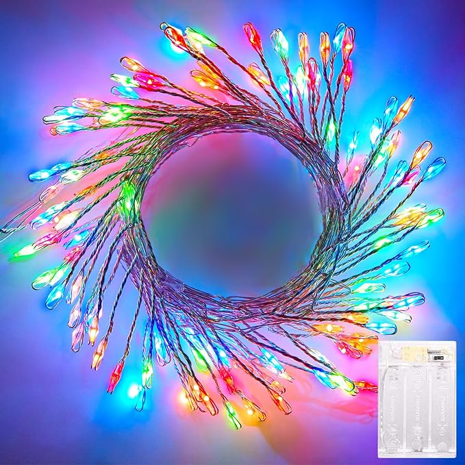 Christmas Porch String Lights, 120 LED Waterproof