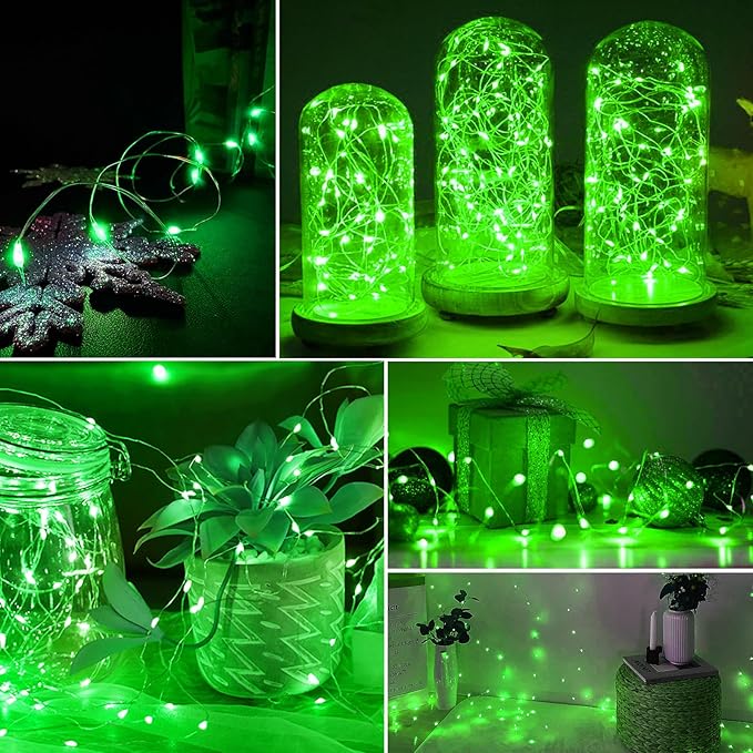 Christmas Fairy Lights 12-Pack, 20 LED Battery Twinkle Lights