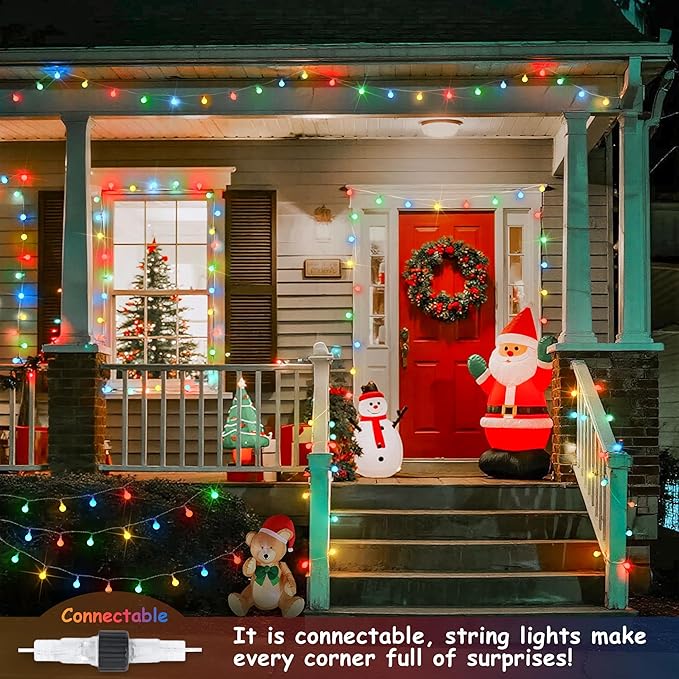 Christmas Twinkle Lights, Waterproof for Patio