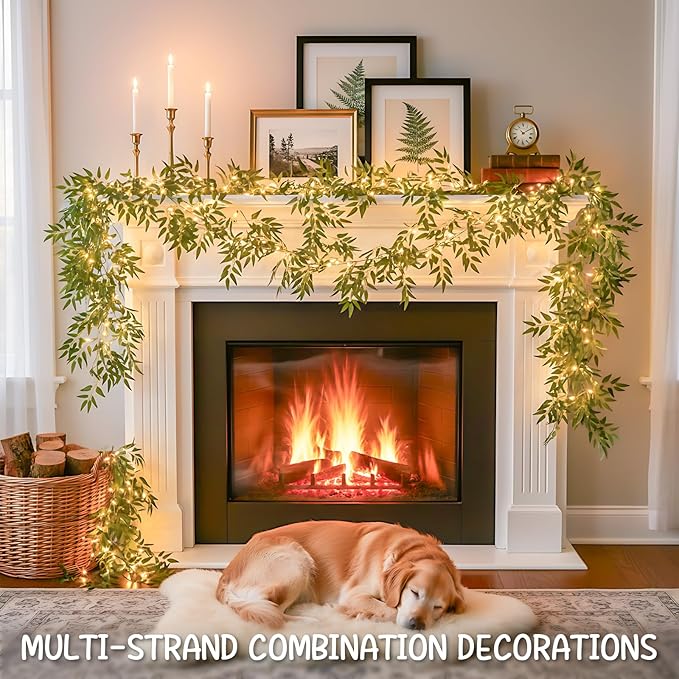 Warm White Patio String Lights, 12ft Weatherproof LED