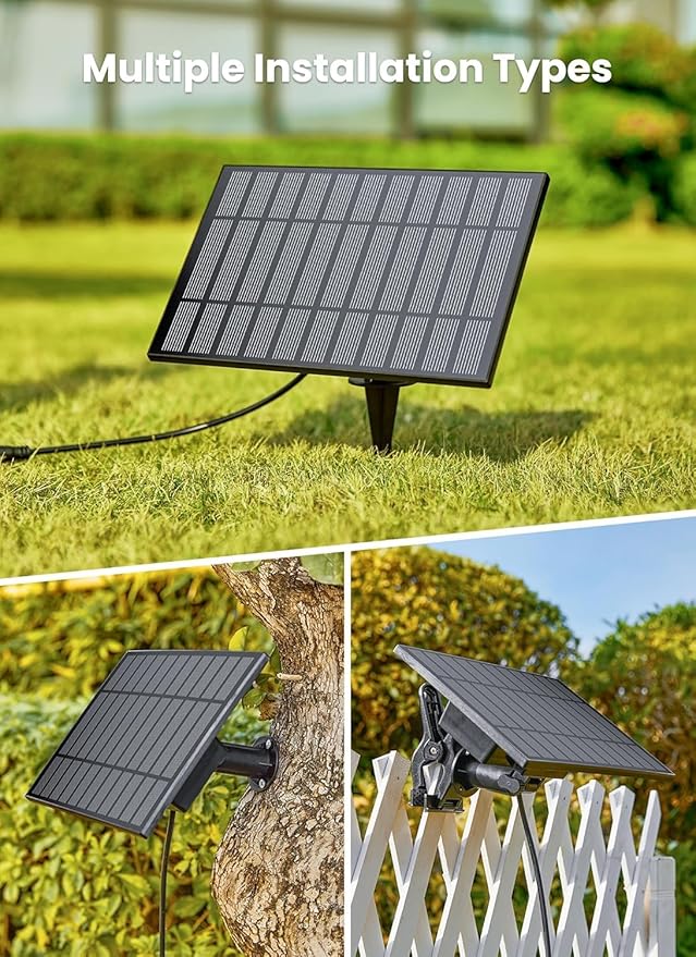 Brightown 38ft Solar String Lights, 16 Shatterproof LED Bulbs with USB Charging, Outdoor Patio & Cafe Lights