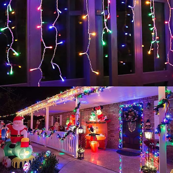 Christmas String Lights, 33ft 400 LED Waterproof Twinkle Lights