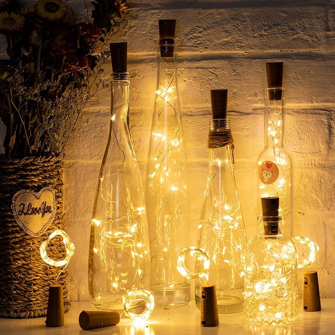 Christmas Yard String Lights 20-Pack, 20 LED Waterproof
