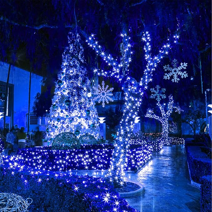 33ft Christmas LED String Lights, Waterproof Timer Lights