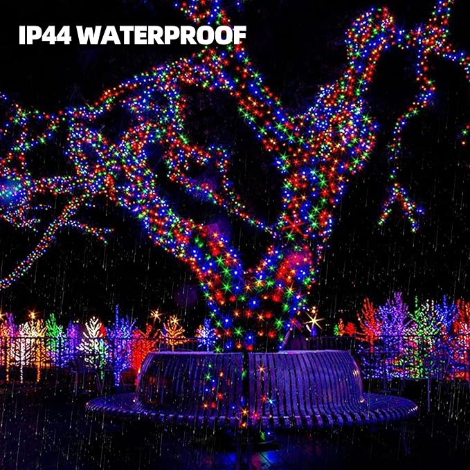 Christmas String Lights, 16ft 50 LED Waterproof Twinkle Lights