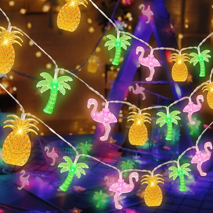 Outdoor String Lights, 16ft Waterproof LED