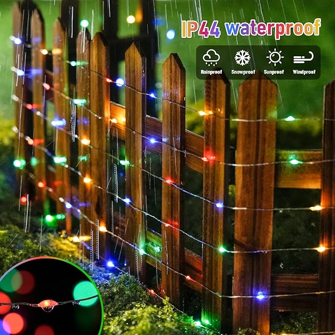 Christmas Fairy Lights 8-Pack, 16ft 50 LED Battery Twinkle Lights