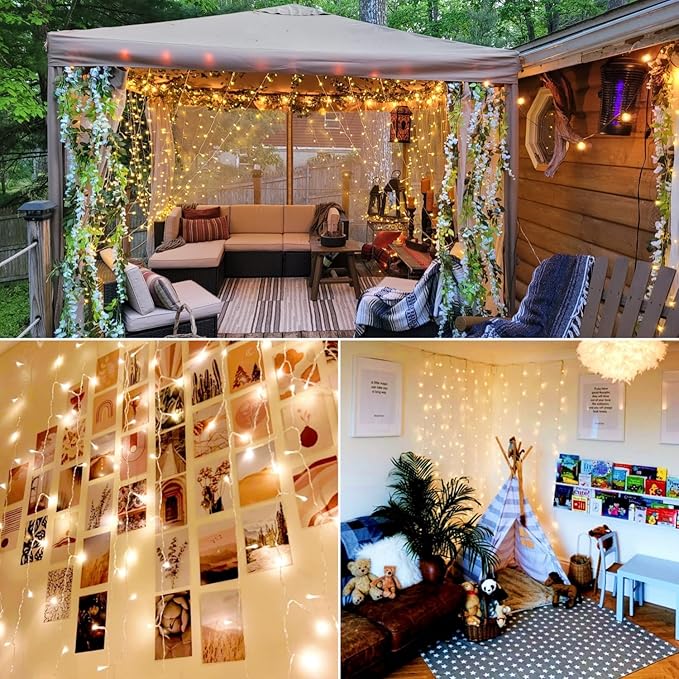 Outdoor String Lights, 10ft Waterproof LED