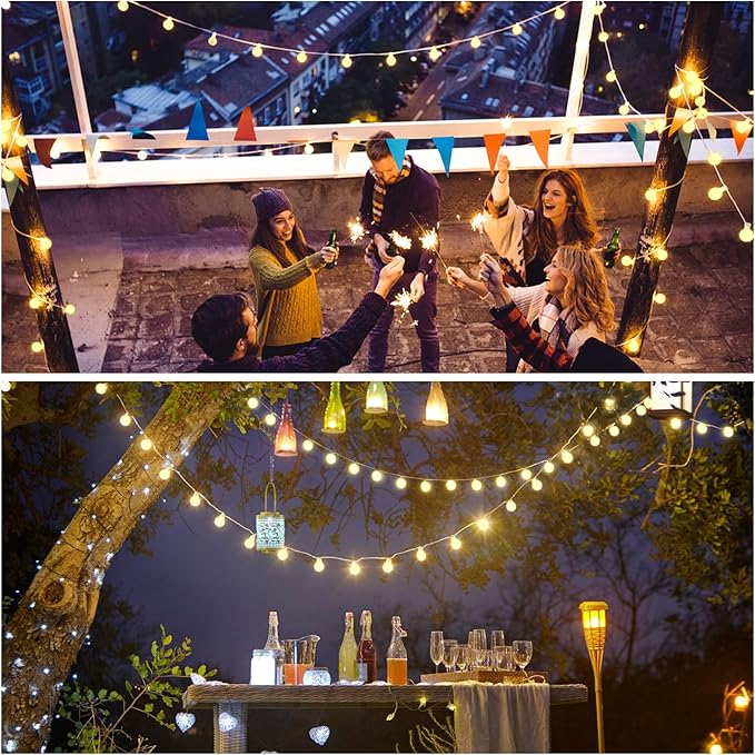 Christmas Yard String Lights, 100ft 200 LED Waterproof