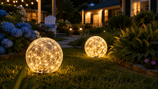 Solar Garden Orbs: The Pathway Lighting Trend Making Backyards Look Like Something Out of a Storybook