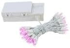 White Outdoor Edison String Lights, Weatherproof