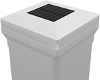 Solar Post Cap Lights, White Waterproof
