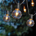 25ft Black Outdoor Edison String Lights, Weatherproof