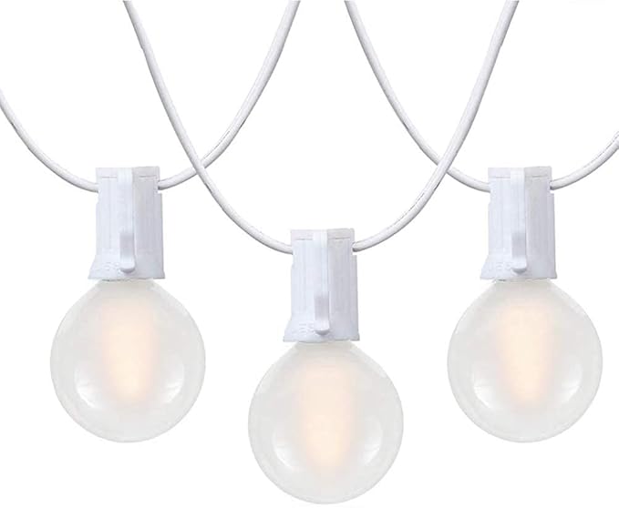 Christmas Patio String Lights, 25ft 40 LED Waterproof