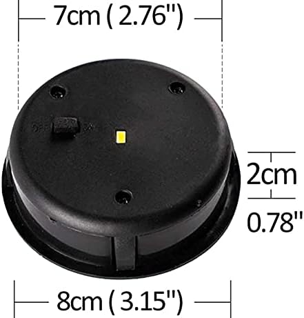 4 Pack Solar Lights Replacement Top, (Top Size 3.15 inch, Bottom Size 2.76 inch) Solar Lantern Light Lids, Waterproof Replacement Parts for Outdoor Hanging Lanterns(Warm White)