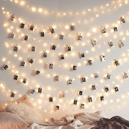 Twinkle Star 300LED 99FT Copper Wire String Lights Battery Operated 8 Modes Fairy Lights with Remote Waterproof Fairy String Lights for Outdoor Christmas Lights Wedding Party Decoration Warm White