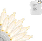 Christmas String Lights, 33ft 100 LED Waterproof Twinkle Lights