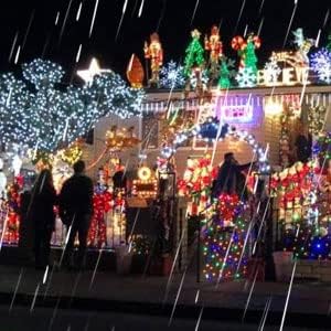 Christmas Backyard String Lights 2-Pack, 40ft 120 LED Waterproof