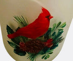 Solar Cardinal Lanterns, Porch Hanging LED Decor