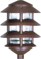 Bronze Solar Path Lights, Outdoor Garden LED