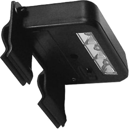 Wunder Solar Powered Spotlight – Ultra-Bright 3X LED – Clip-On/Stick-On Outdoor Light for Mailbox, Security Signs, Fence & Deck – Auto Dusk-to-Dawn Sensor