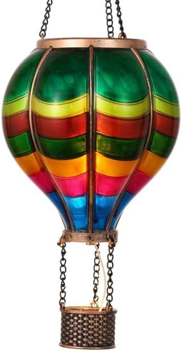 Garden Solar Hanging Lanterns, Rustic Outdoor Decor