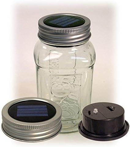 National Arcraft® Mason Jar Lid with Solar Powered LED Light