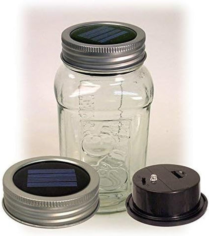 National Arcraft® Mason Jar Lid with Solar Powered LED Light
