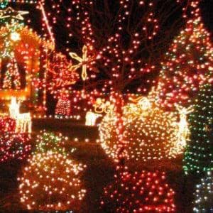 Dazzle Bright Fairy Lights Battery Operated, 4 Pack Total 80FT 240LED Silver Wire Waterproof Battery Operated String Lights, Christmas Decorations for Indoor Outdoor Bedroom Yard Decor, Red