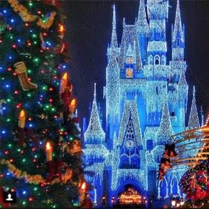 2-Pack 40ft Christmas LED String Lights, Waterproof Timer Lights