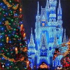 60 LED Christmas Twinkle Lights, 20ft Waterproof for Backyard
