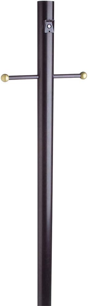 Design House Replacement Dusk to Dawn Sensor for Outdoor Pole Lights - Automatic On/Off Light Sensor for Outdoor Lighting – Steel Black, Design House 502146