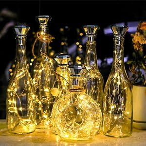 Warm White String Lights for Backyard, Waterproof LED