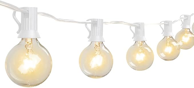 100ft White String Lights for Patio, Waterproof LED