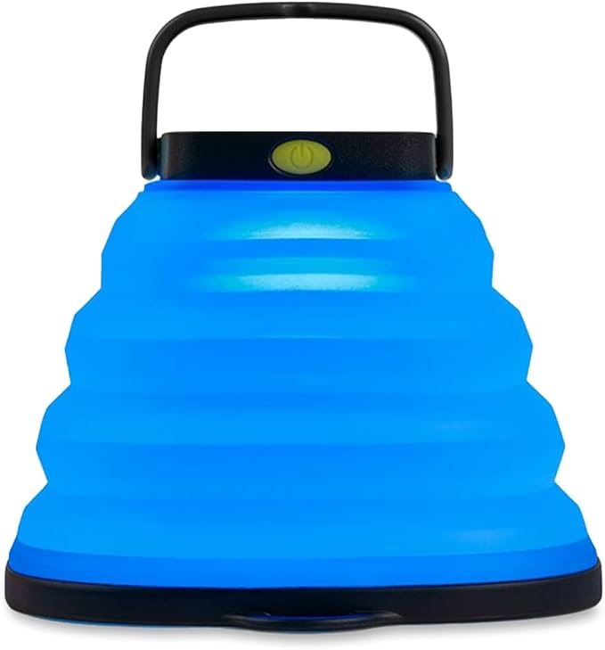 Goal Zero Crush Light Chroma Lantern Collapsible Solar Lantern 3 White Plus Multicolour Fade Plus 6 Colour Modes Turn Campsite Into A Party Built-in Solar Panel Or Charge from Any USB Port,Black